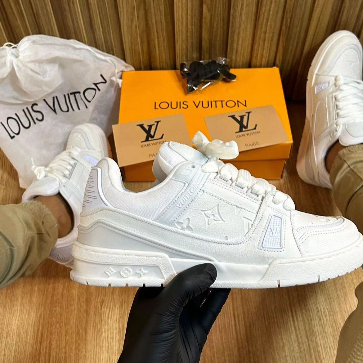 Tênis Louis Vuitton Lv Skate White  - Réplica