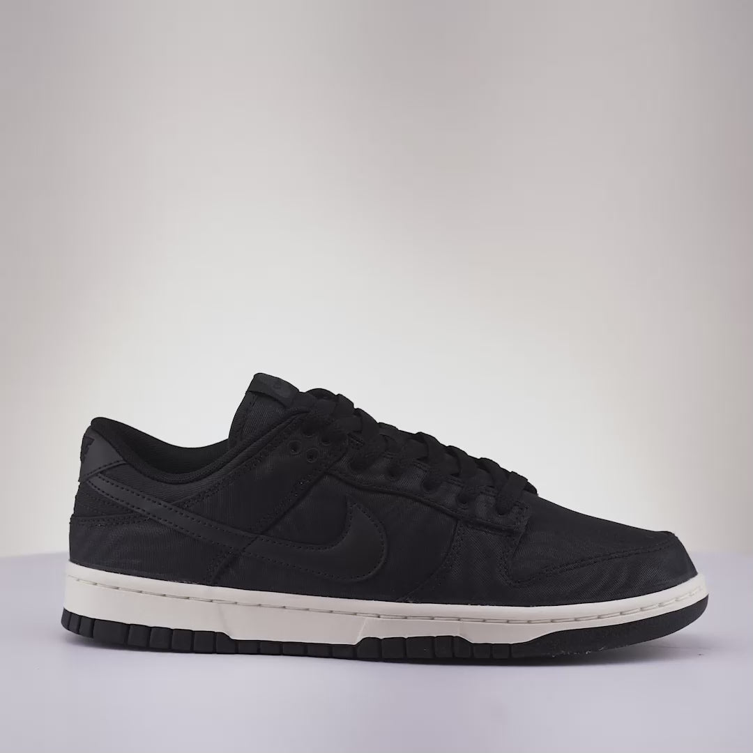 Tênis Nike Dunk Low Retrô Black Canvas - Preto - Réplica