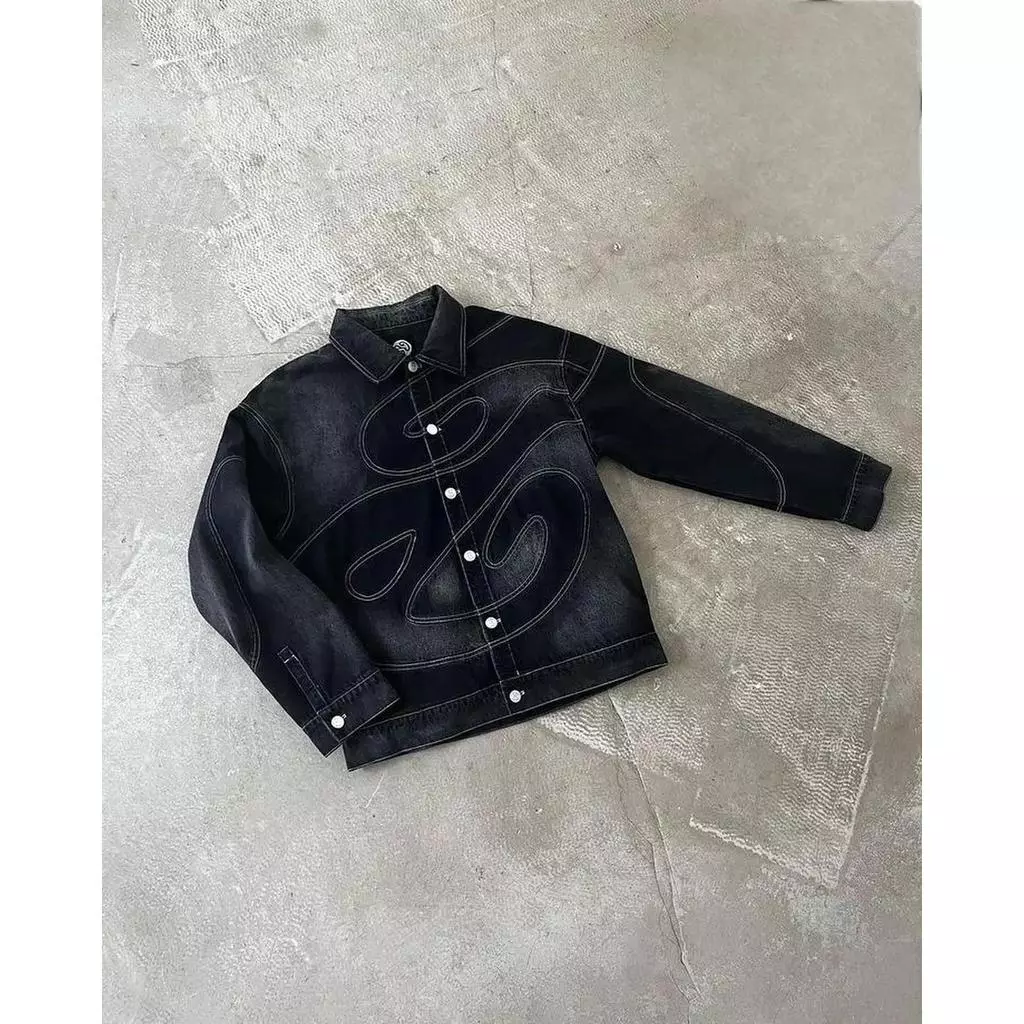 Conjunto Denim Estonado Bordado