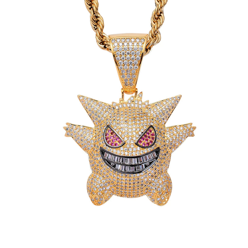 Colar de Gengar Cravejada