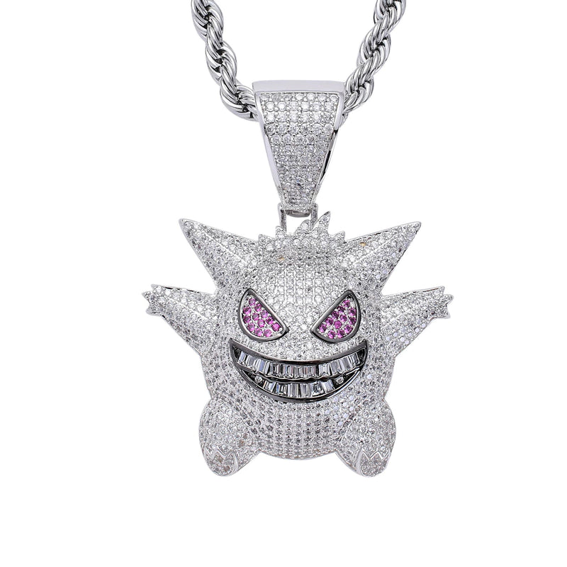 Colar de Gengar Cravejada