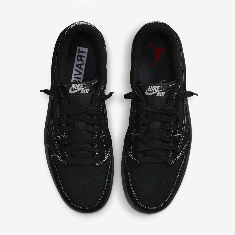 Tênis Nike Travis Scott X Air Jordan 1 Low Black - Réplica